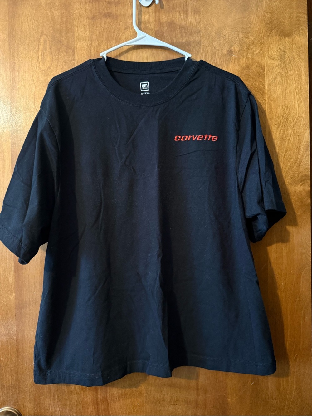 Men’s Corvette Logo Black Short-Sleeve Crewneck Tee